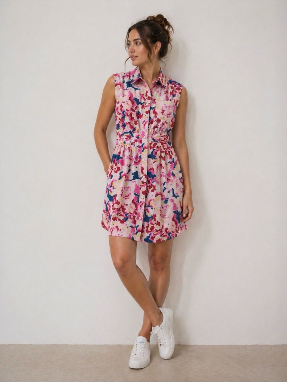 Derek Lam 10 Crosby Cora Sleeveless Shirt Dress